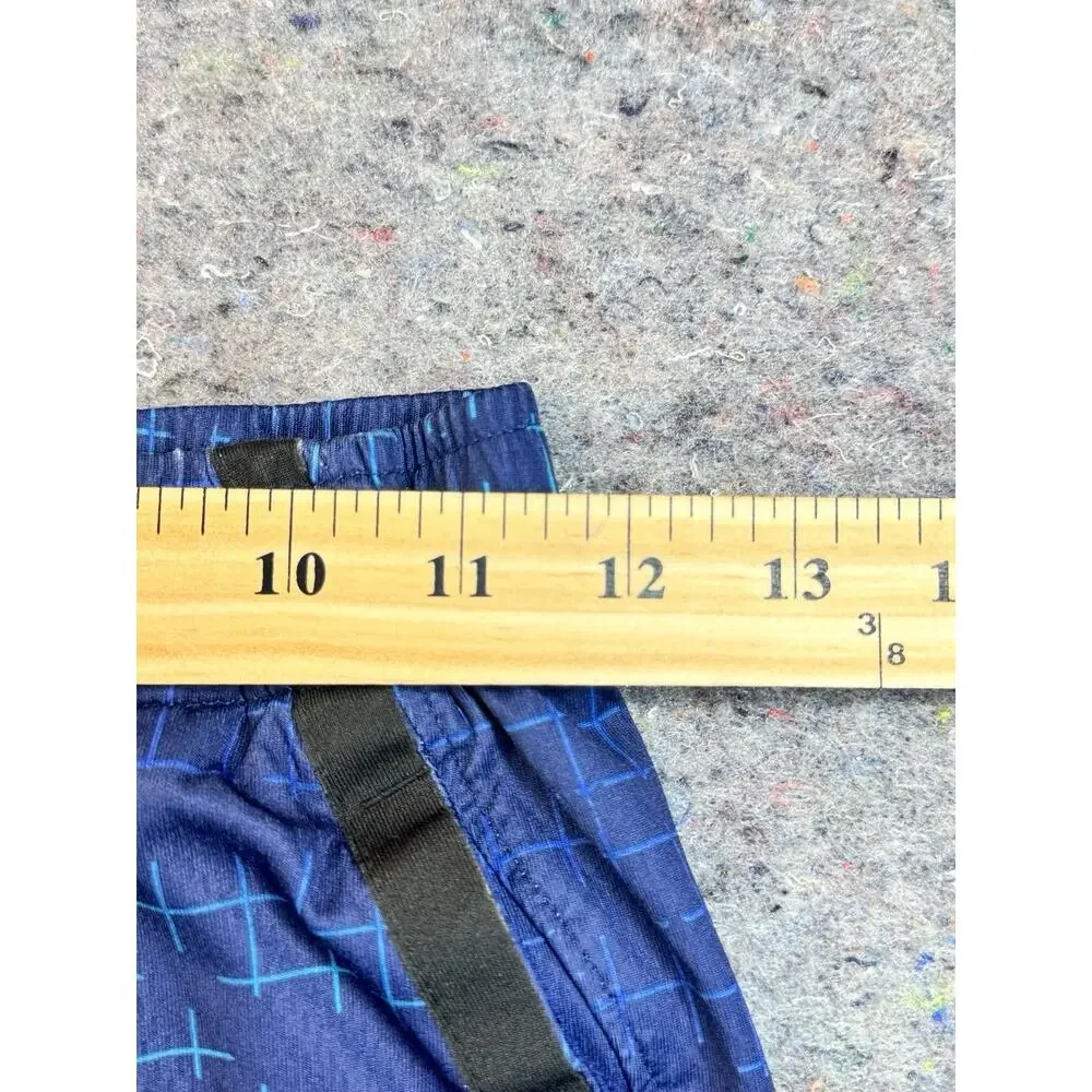 Nike Dri-FIT Boys Medium Athletic Shorts Blue Graphic Training Gym Basketball